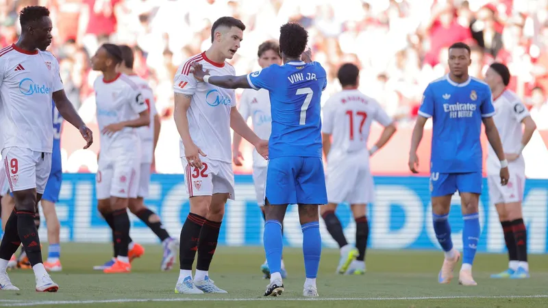 Sevilla lose 0 - 1 to Real Madrid