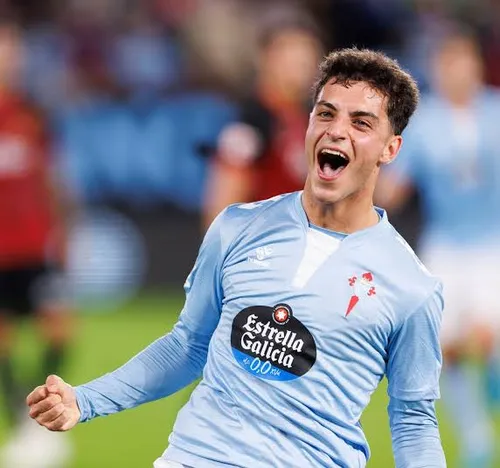 Hugo Álvarez gives Celta an early lead